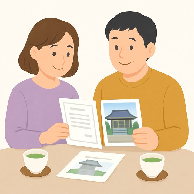費用に関する墓じまいの後悔のイラスト