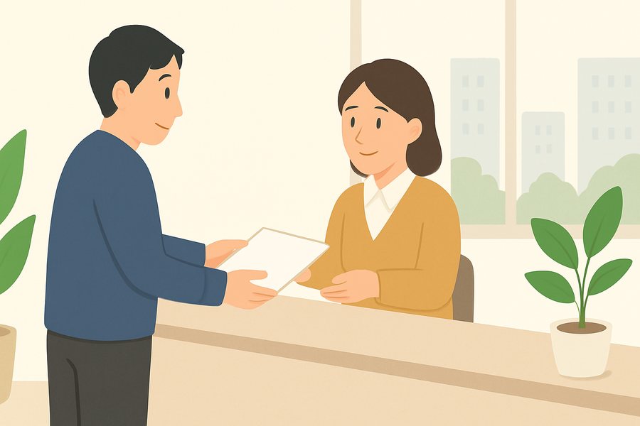 改葬許可を受けるのイラスト