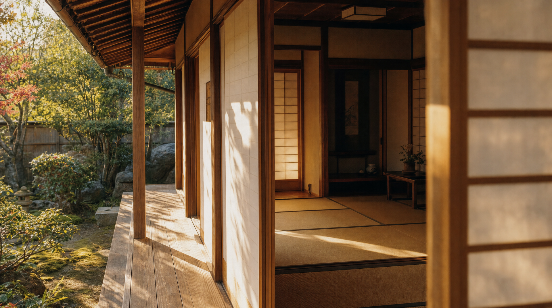 遠くの和の実家。墓じまいのイメージ。